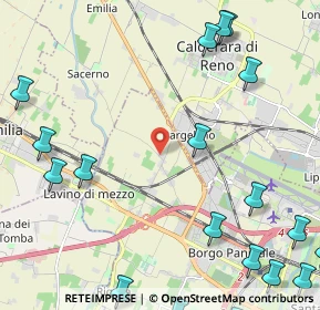 Mappa Via Punta, 40132 Bologna BO, Italia (3.4475)