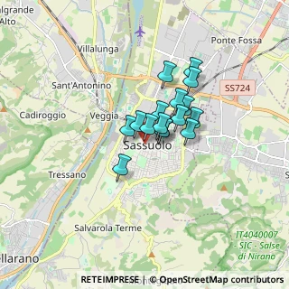 Mappa Via Clelia, 41049 Sassuolo MO, Italia (1.01063)