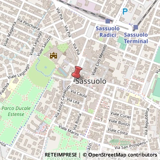Mappa Via clelia 25, 41049 Sassuolo, Modena (Emilia Romagna)