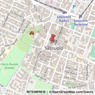 Mappa Via Cesare Battisti, 7, 41049 Sassuolo, Modena (Emilia Romagna)