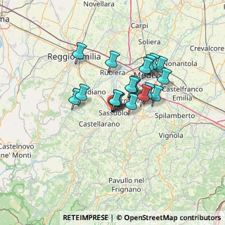 Mappa Via Clelia, 41049 Sassuolo MO, Italia (9.94632)