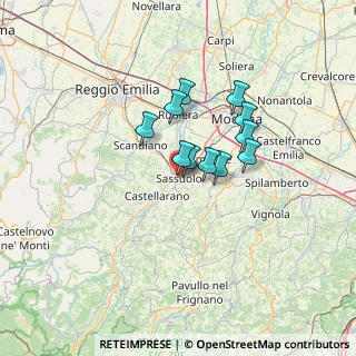 Mappa Via Clelia, 41049 Sassuolo MO, Italia (9.30727)