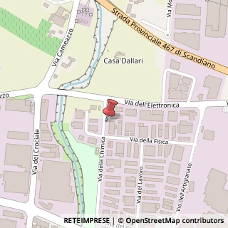 Mappa Via della Chimica, 44, 41042 Fiorano Modenese, Modena (Emilia Romagna)
