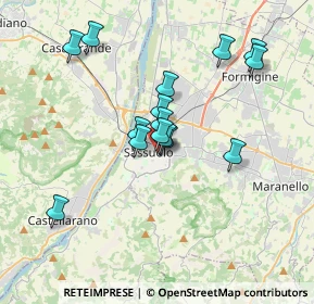 Mappa Viale Matteotti, 41049 Sassuolo MO, Italia (3.118)