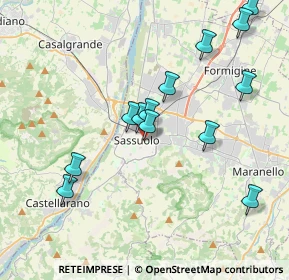 Mappa Viale Matteotti, 41049 Sassuolo MO, Italia (3.98538)