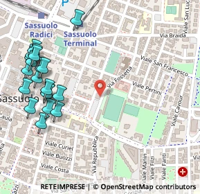 Mappa Viale Matteotti, 41049 Sassuolo MO, Italia (0.332)