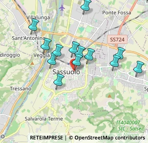 Mappa Viale Matteotti, 41049 Sassuolo MO, Italia (1.65615)
