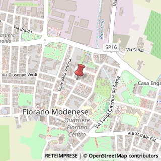 Mappa Via Silvio Pellico,  30, 41042 Fiorano Modenese, Modena (Emilia Romagna)