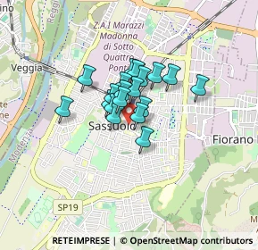 Mappa Piazza Salvo D'Acquisto, 41049 Sassuolo MO, Italia (0.497)