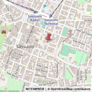 Mappa Piazza Salvo D'Acquisto, 9, 41049 Sassuolo, Modena (Emilia Romagna)