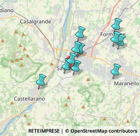 Mappa Viale, 41049 Sassuolo MO, Italia (3.14182)