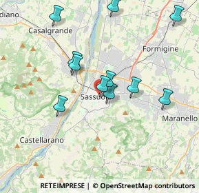 Mappa Piazza Salvo D'Acquisto, 41049 Sassuolo MO, Italia (3.56273)