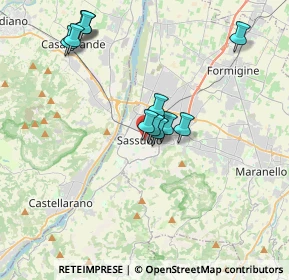 Mappa Piazza Salvo D'Acquisto, 41049 Sassuolo MO, Italia (3.58417)