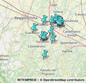 Mappa Piazza Salvo D'Acquisto, 41049 Sassuolo MO, Italia (11.828)