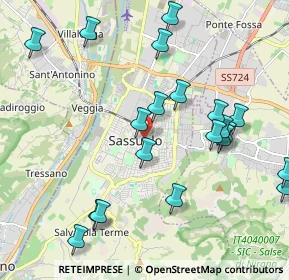 Mappa Piazza Salvo D'Acquisto, 41049 Sassuolo MO, Italia (2.325)