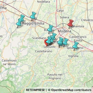 Mappa Via Covetta, 42014 Castellarano RE, Italia (12.74077)