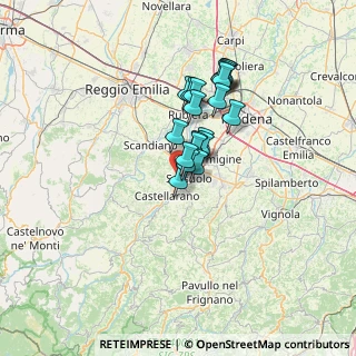 Mappa Via Covetta, 42014 Castellarano RE, Italia (9.6715)