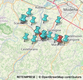 Mappa Piazza Risorgimento, 41049 Sassuolo MO, Italia (5.62105)