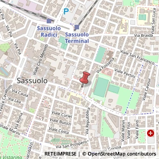 Mappa Piazza Risorgimento, 6, 41049 Sassuolo, Modena (Emilia Romagna)
