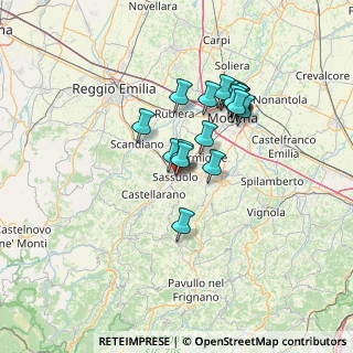 Mappa Piazza Risorgimento, 41049 Sassuolo MO, Italia (11.801)