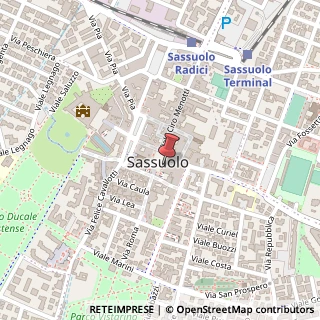 Mappa Piazza Giuseppe Garibaldi, 20, 41049 Sassuolo, Modena (Emilia Romagna)