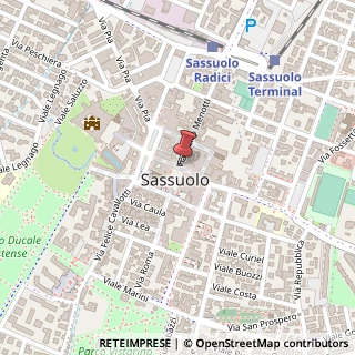 Mappa Piazza Giuseppe Garibaldi, 41049 Sassuolo MO, Italia, 41049 Sassuolo, Modena (Emilia Romagna)