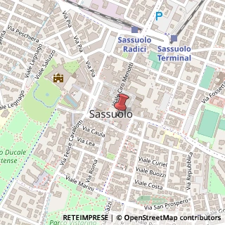 Mappa Piazza Giuseppe Garibaldi, 25, 41049 Sassuolo, Modena (Emilia Romagna)