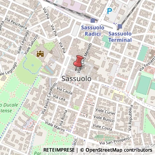 Mappa Piazza Giuseppe Garibaldi, 84, 41049 Sassuolo, Modena (Emilia Romagna)