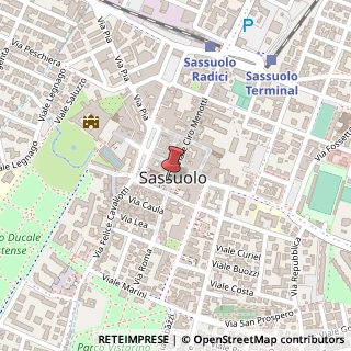 Mappa Piazza Giuseppe Garibaldi, 69, 41049 Sassuolo, Modena (Emilia Romagna)