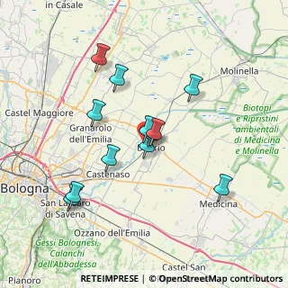 Mappa Via Giosuè Carducci, 40054 Budrio BO, Italia (6.39)