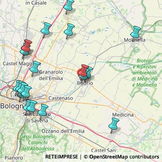 Mappa Via Giosuè Carducci, 40054 Budrio BO, Italia (11.2325)