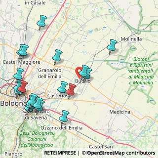 Mappa Via Giosuè Carducci, 40054 Budrio BO, Italia (10.714)