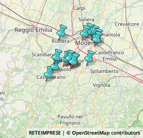 Mappa Via Elettronica, 41042 Fiorano Modenese MO, Italia (8.70933)