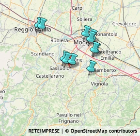 Mappa Via Elettronica, 41042 Fiorano Modenese MO, Italia (10.98818)