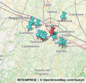 Mappa Via Elettronica, 41042 Fiorano Modenese MO, Italia (9.41583)