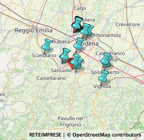 Mappa Via Elettronica, 41042 Fiorano Modenese MO, Italia (11.83824)