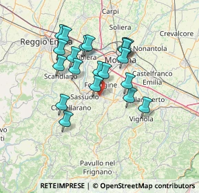 Mappa Via Elettronica, 41042 Fiorano Modenese MO, Italia (12.3675)