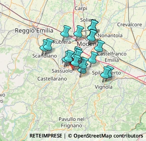 Mappa Via Elettronica, 41042 Fiorano Modenese MO, Italia (9.2915)