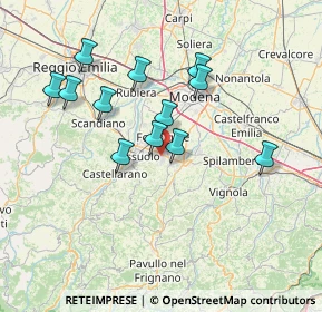 Mappa Via Elettronica, 41042 Fiorano Modenese MO, Italia (13.33833)
