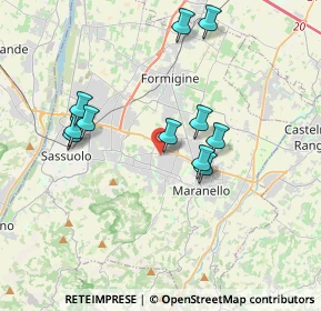 Mappa Via Elettronica, 41042 Fiorano Modenese MO, Italia (3.45545)