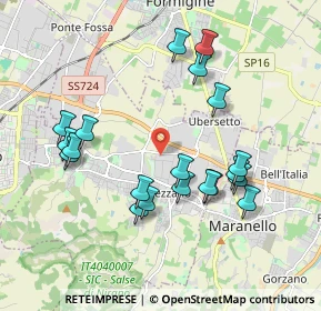 Mappa Via Elettronica, 41042 Fiorano Modenese MO, Italia (1.933)