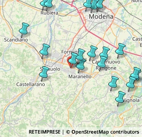 Mappa Via Elettronica, 41042 Fiorano Modenese MO, Italia (9.607)