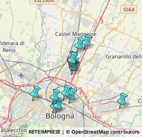 Mappa Via Michele Gortani, 40128 Bologna BO, Italia (3.17846)