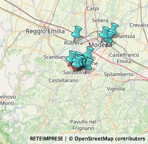 Mappa Via Giovanni Andrea Farosi, 41049 Sassuolo MO, Italia (7.3775)