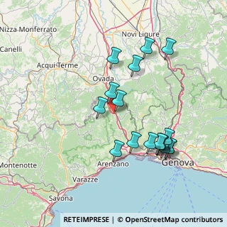 Mappa E25, 16010 Rossiglione GE, Italia (15.28412)