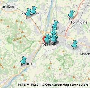 Mappa Via Mantova, 41049 Sassuolo MO, Italia (2.88385)