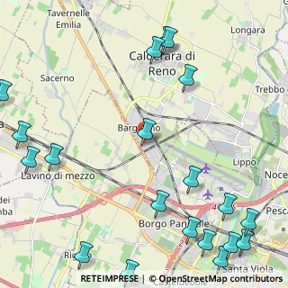 Mappa Via Turrini, 40012 Calderara di Reno BO, Italia (3.3085)