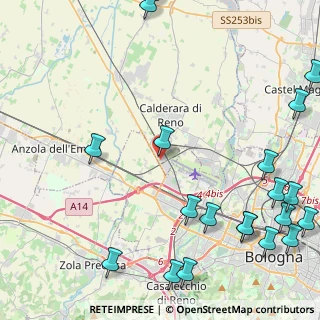 Mappa Via Turrini, 40012 Calderara di Reno BO, Italia (6.597)