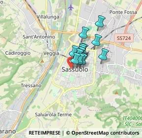 Mappa Piazzale Roverella, 41049 Sassuolo MO, Italia (0.87857)