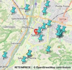 Mappa Piazzale Roverella, 41049 Sassuolo MO, Italia (2.506)
